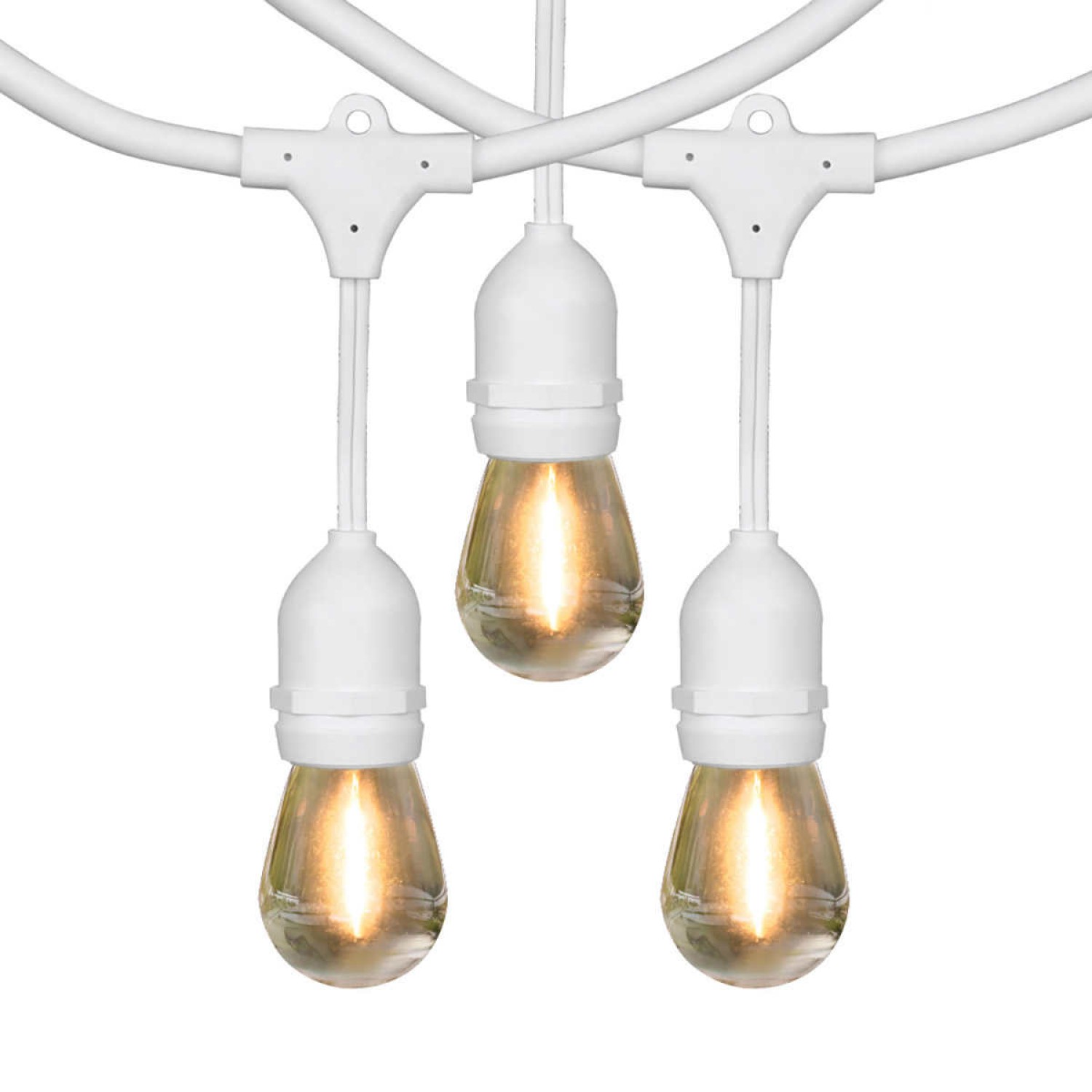 Feit Electric Led Filament String Light Set White