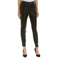 1.STATE Faux-Leather Leggings (Black, 8)
