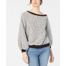 1.STATE Off-The-Shoulder Boucle Top (Natural, L)