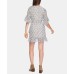  Ruffly-Flounce Dress (Natural, 12)