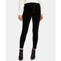 1.State Women's Zipper Corduroy Skinny Pants