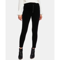 1.State Women's Zipper Corduroy Skinny Pants