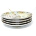  First Snow Set of 4 Appetizer Plates