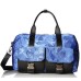  Men’s Nylon Dome Duffle, Cobalt Camo