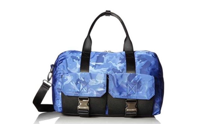  Men’s Nylon Dome Duffle, Cobalt Camo