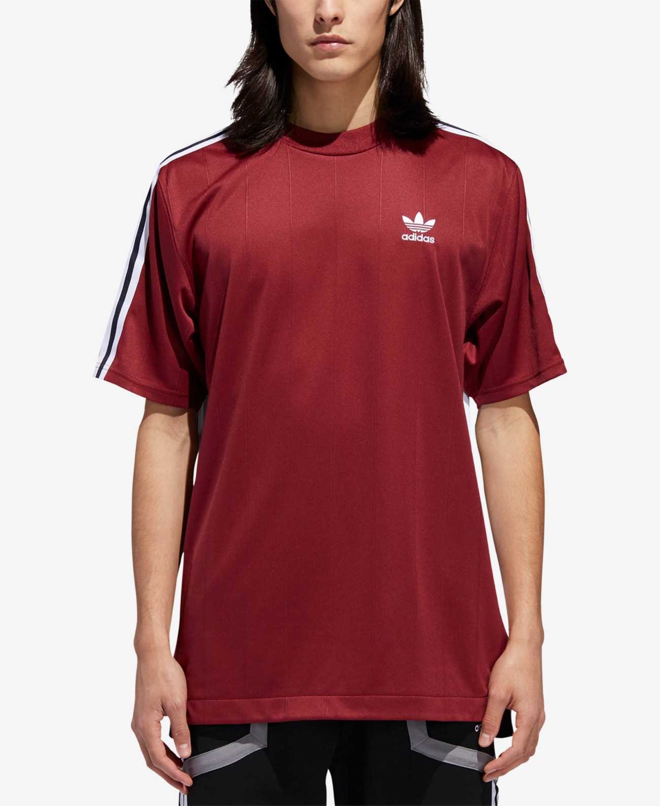 Adidas Men's Shirt - Red - XXL