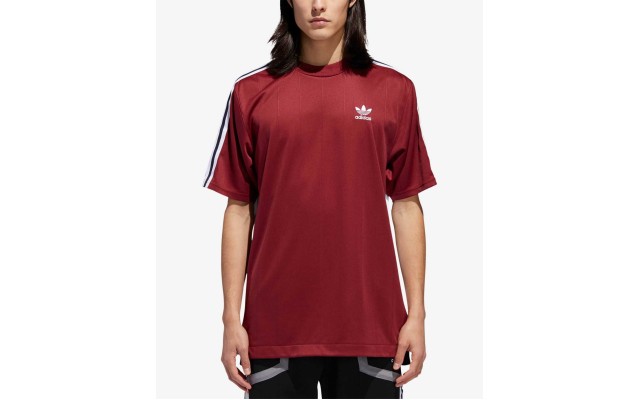  Men’s Originals B-Side Printed-Back T-Shirt (Medium Red, XXL)