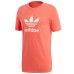  Originals Men’s Trefoil Tee (Bright Red, S)