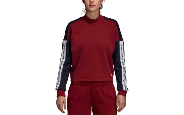  Sport Id Mock-Neck Sweatshirt (Medium Red, XX-Small)