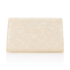 Adrianna Papell Seta Lace Small Envelope Clutch Latte