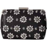 Adrianna Papell Vail Refined Clutch – Black (Display Item)