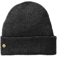 AK Anne Klein Women’s Fisherman Rib Cuff Hat, Dark Grey Heather, One Size