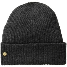 AK Anne Klein Women’s Fisherman Rib Cuff Hat, Dark Grey Heather, One Size
