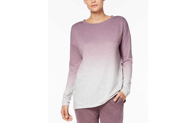  Dip-Dyed Pajama Top (Dark Purple, XS)