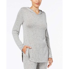 Alfani Hooded Pajama Top (Charcoal, 3XL)