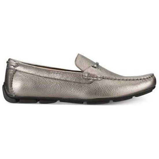  Men's Marcus Leather Square Toe Penny Loafers