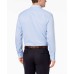  Men’s Reg/Classic Fit Performance Stretch Step Twill Textured (Blue,16-16.5/32-33)