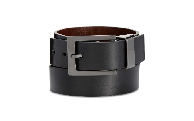  Men's Reversible Casual Wide Buckle Belts