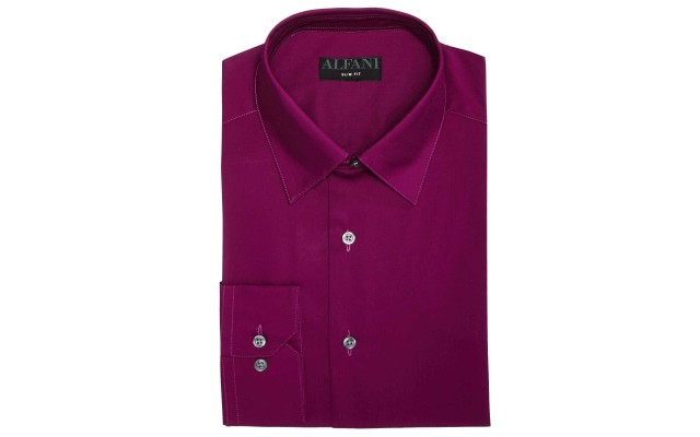  Men's Slim-Fit Stretch Performance Dress Shirts