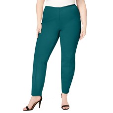 Alfani Plus Size Hollywood Skinny Bi-Stretch Pants (Teal, 16W)