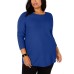  Plus Size Ribbed Snap-Detail Sweaters