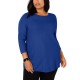  Plus Size Ribbed Snap-Detail Sweaters