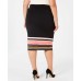  Plus Size Women’s Printed Scuba Skirs