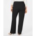  Plus Size Women’s Wide-Leg Tummy-Control Pants