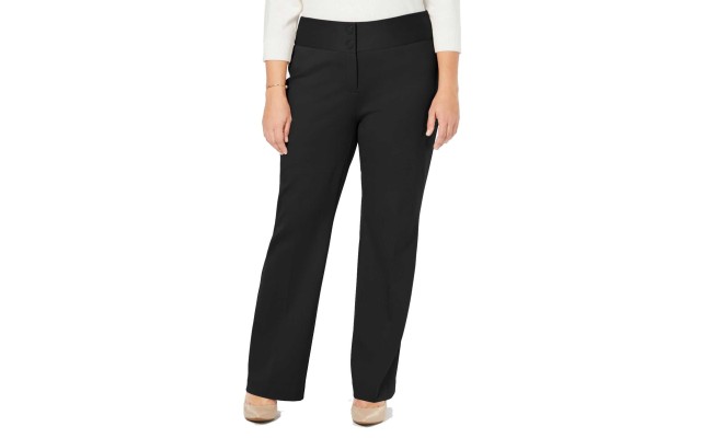  Plus Size Women’s Wide-Leg Tummy-Control Pants