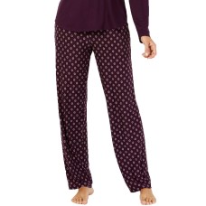 Alfani Printed Pajama Pants (Purple)