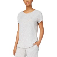 Alfani Scoop-Neck Pajama Top (Gray, 2XL)
