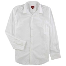 Alfani Slim Fit + Stretch Men’s Dress Shirt (White, 17 Neck 36-37′ Sleeve)