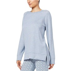 Alfani Women’s Heathered Pajama Tunic Pajama Top ( Blue, 3XL)
