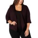  Women’s Plus Size Drape-Front Sweater Cardigans