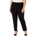 Women's Plus Size Ponté-Knit Rivet-Detail Slim Pants