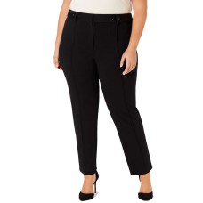Alfani Women's Plus Size Ponté-Knit Rivet-Detail Slim Pants