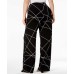  Women's Plus Size Printed Wide-Leg Pants