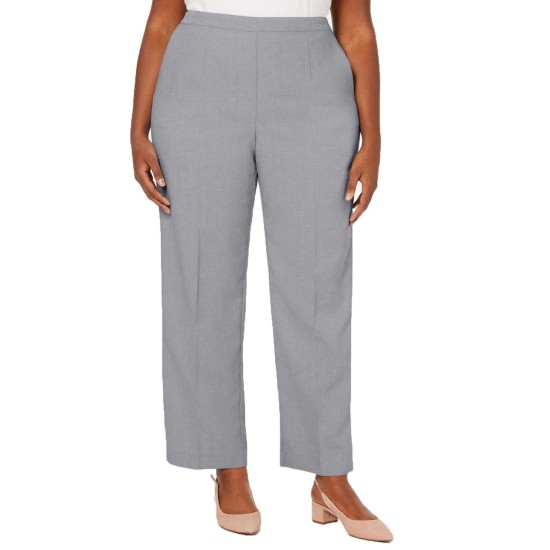  Plus Size Versailles Pull-On Pants (light gray, 20W/Short)