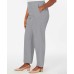  Plus Size Versailles Pull-On Pants (Silver, 20W/Short)