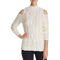 Alison Andrews Women's Cold-Shoulder Mock Neck Sweaters