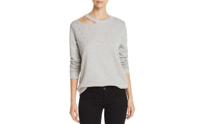  Women's Embellished Cutout Sweatshirts