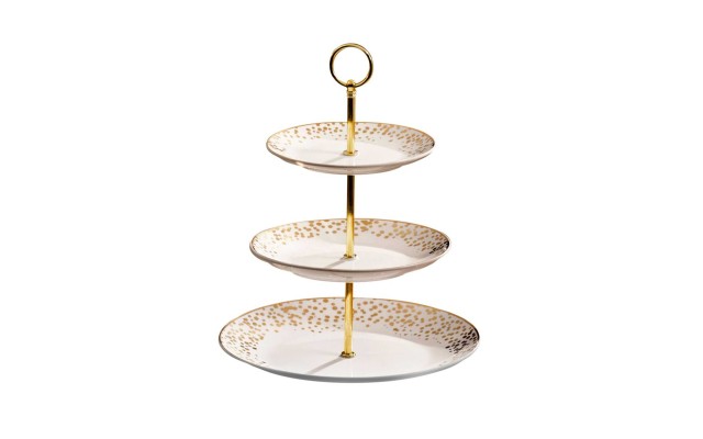  Mistletoe Memories 3-Tier Server (White/Gold)