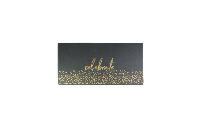  Mistletoe Memories Rectangular Slate Board