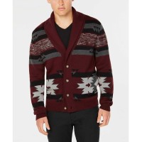American Rag Men’s Geometric Shawl-Collar Cardigan