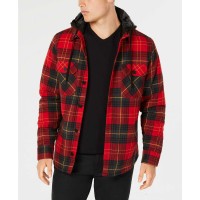 American Rag Men’s Plaid Hooded Shirt Jackets