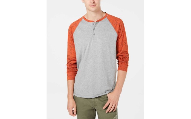  Men’s Raglan Henley Shirts