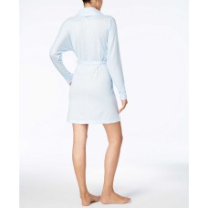Ande Dolman-Sleeve Ribbed Cuffs Robes (Blue Space Dye, XL)