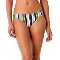 Anne Cole Comic Stripe Bikini Bottom (Multi, XL)