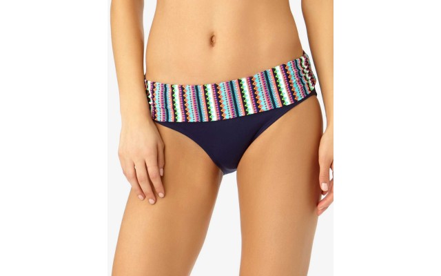 Women's Fold-Over Band Bottoms Swimsuits