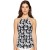 Black/White Floral
